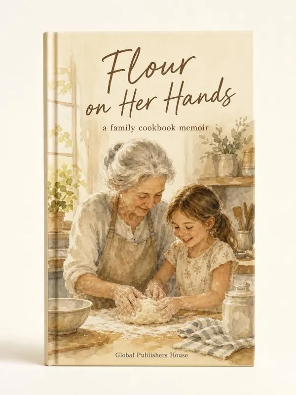 Flour on Her Hands — book cover designed by Global Publishers House