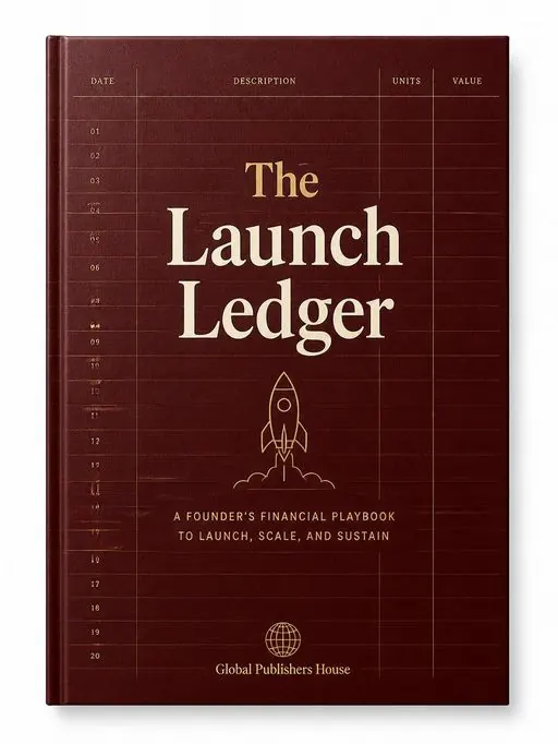 The Launch Ledger — book cover designed by Global Publishers House