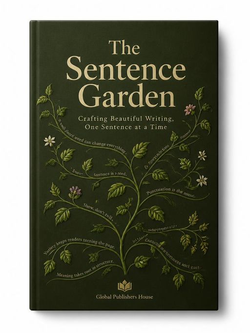The Sentence Garden — book cover designed by Global Publishers House